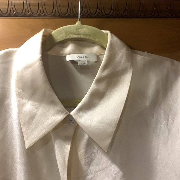 NWT Vince Sleeveless 100% Silk Bias-Cut Blouse Size X-Large - Picture 9 of 13